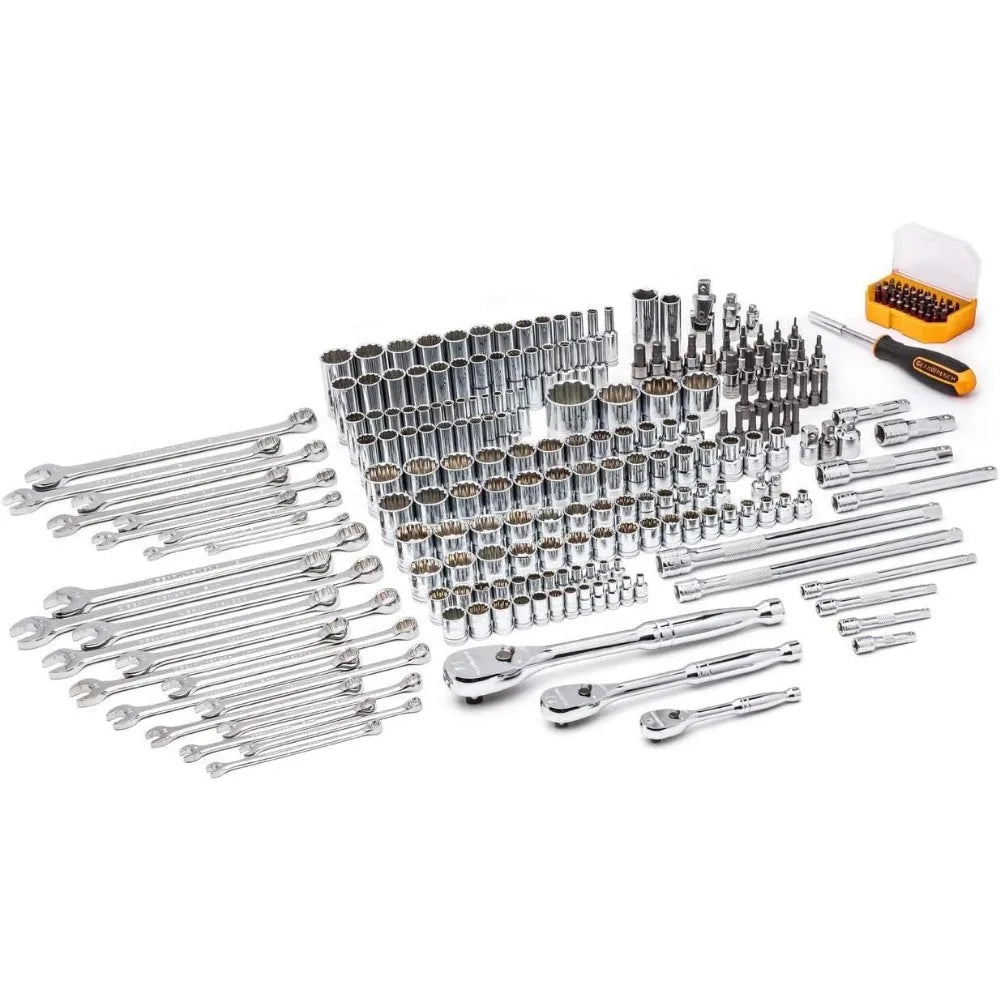 243 Pc. 12 Pt. Mechanics Tool Set in 3 Drawer Storage Box - 80972 GEARWRENCH