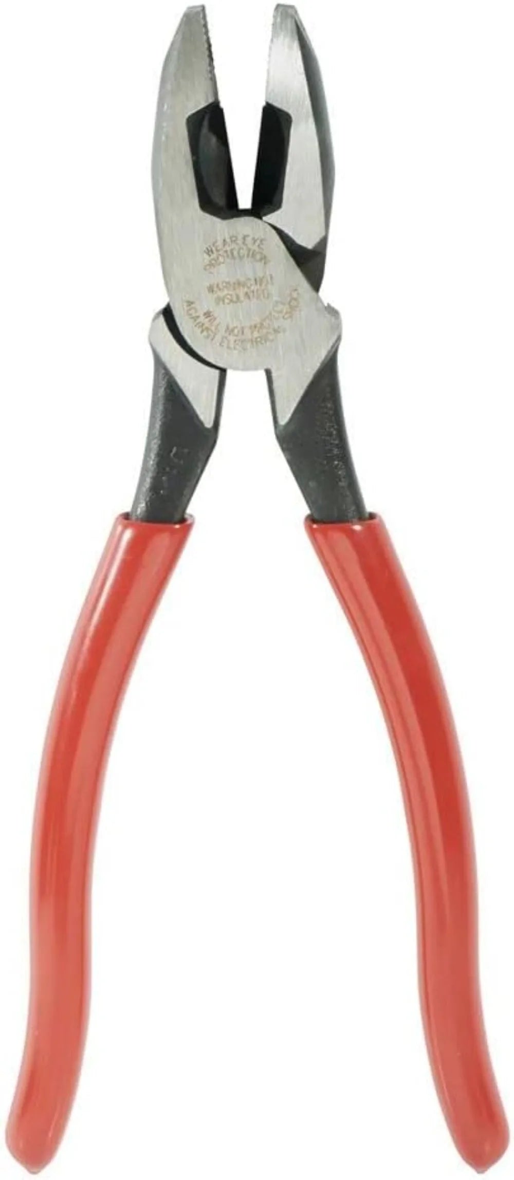 Klein Tools HD2000-9NE Side Cutter Linemans Pliers Cut ACSR Screws Nails Hard Wire 9-Inch Electrical Pliers