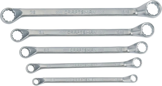 Craftsman Offset Box End Wrench Set, SAE, 5 Piece (CMMT44349)