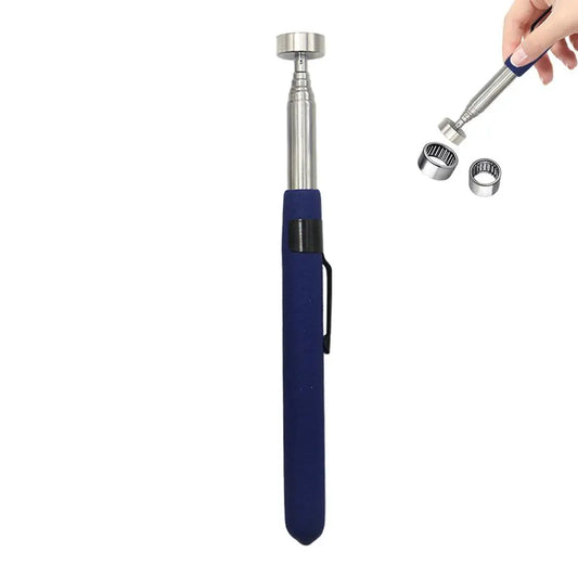 Magnetic Pickup Tool Stainless Steel Magnetic Pick Up Tool Telescopic Magnet Stick Lightweight Portable Metal Suction Rod To