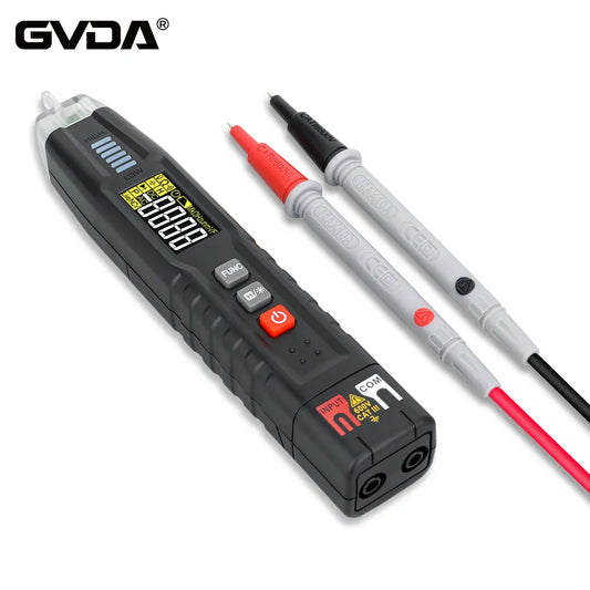 GVDA Digital Pen Type Multimeter DC AC Voltage Tester Smart Multi-meter Voltmeter NCV Phase Sequence Auto Ranging Multimetre