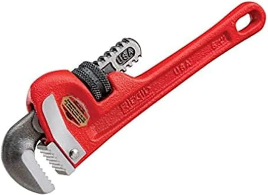 RIDGID 31020 Model 14 Heavy-Duty Straight Pipe Wrench, 14-inch Plumbing Wrench, Red, Small